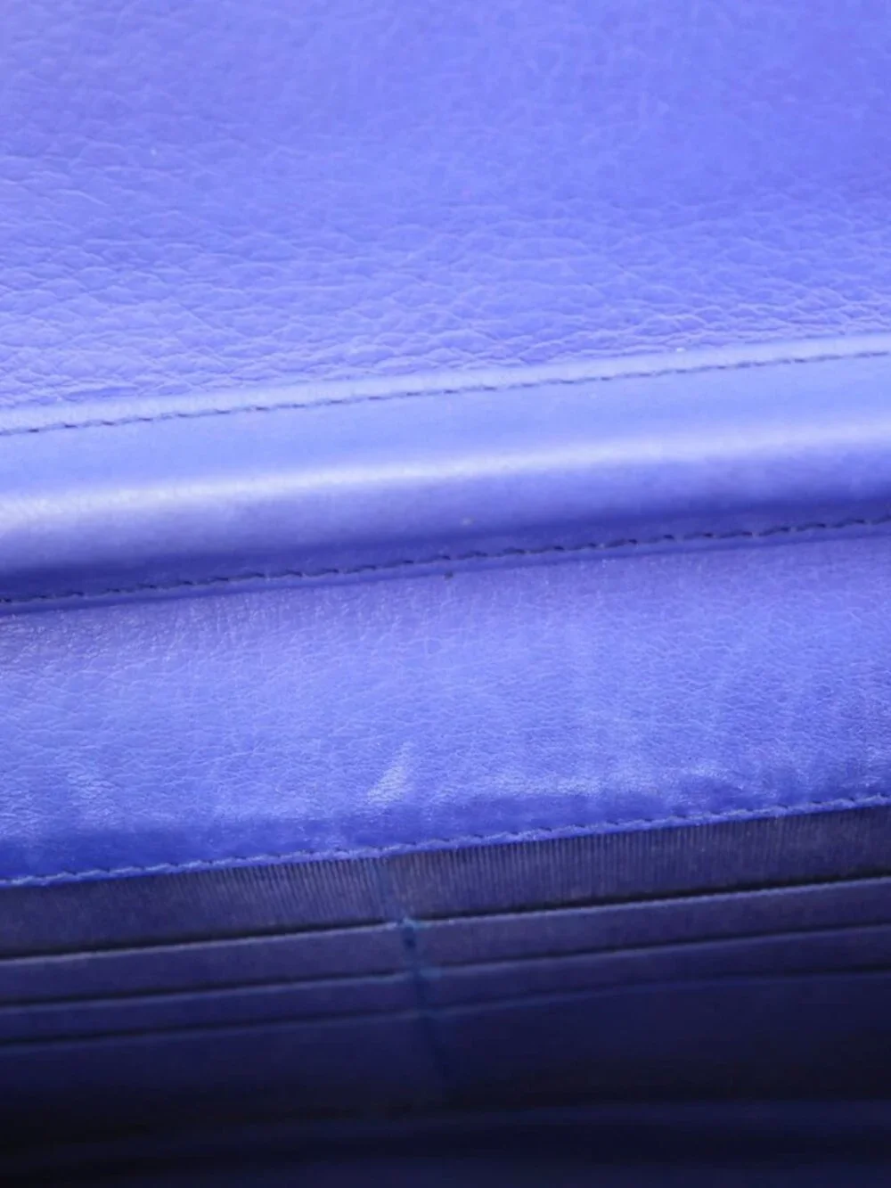 Chanel Fancy CC Quilted Calfskin Leather Wallet On Chain Bag Royal Blue